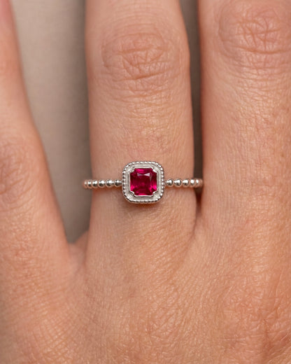 Ruby Squared Ring