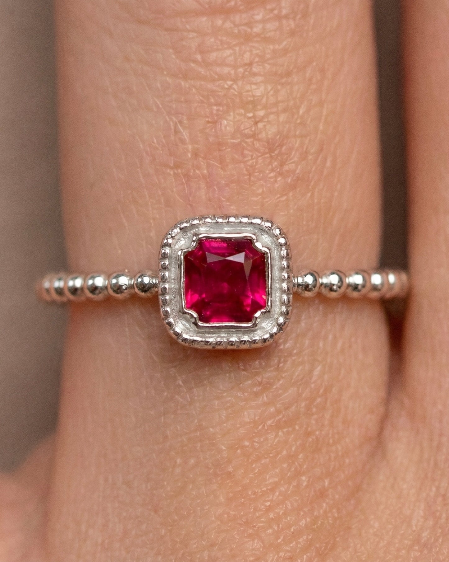 Ruby Squared Ring