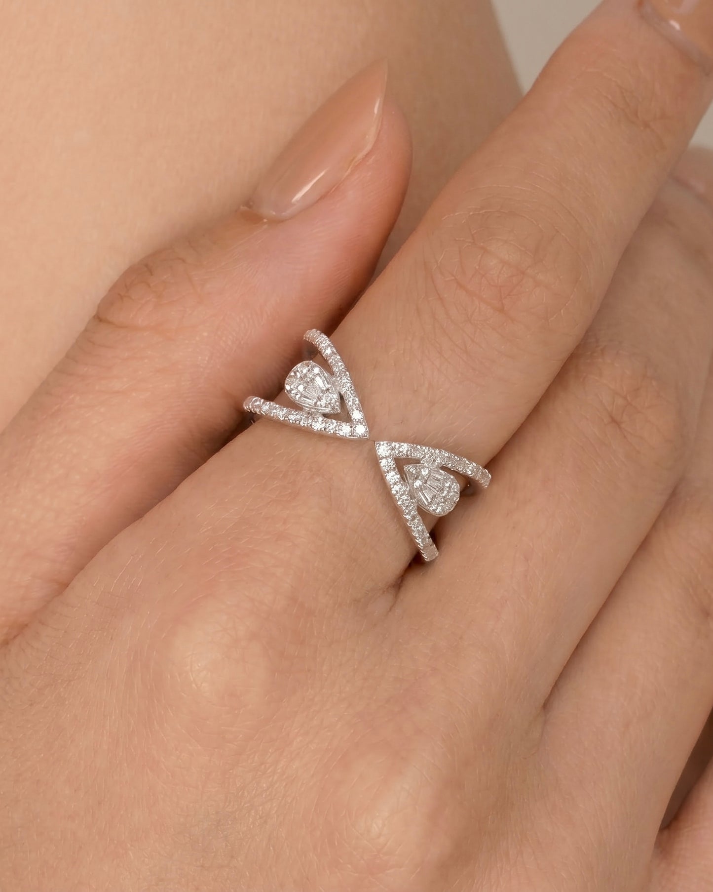 Infinity Aura Adjustable Zircon Ring
