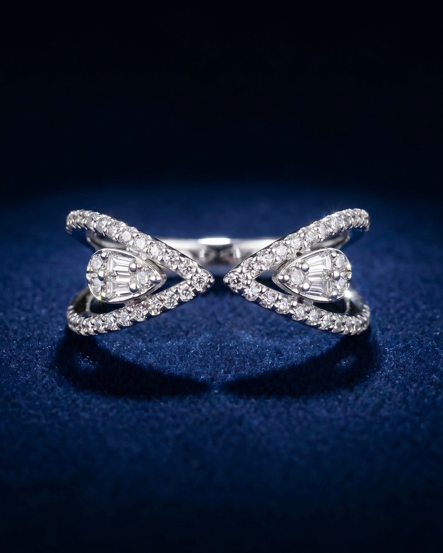 Infinity Aura Adjustable Zircon Ring