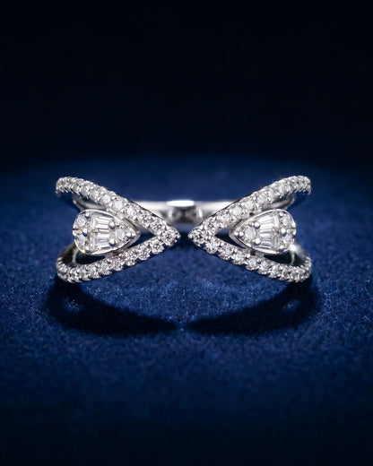 Infinity Aura Adjustable Zircon Ring