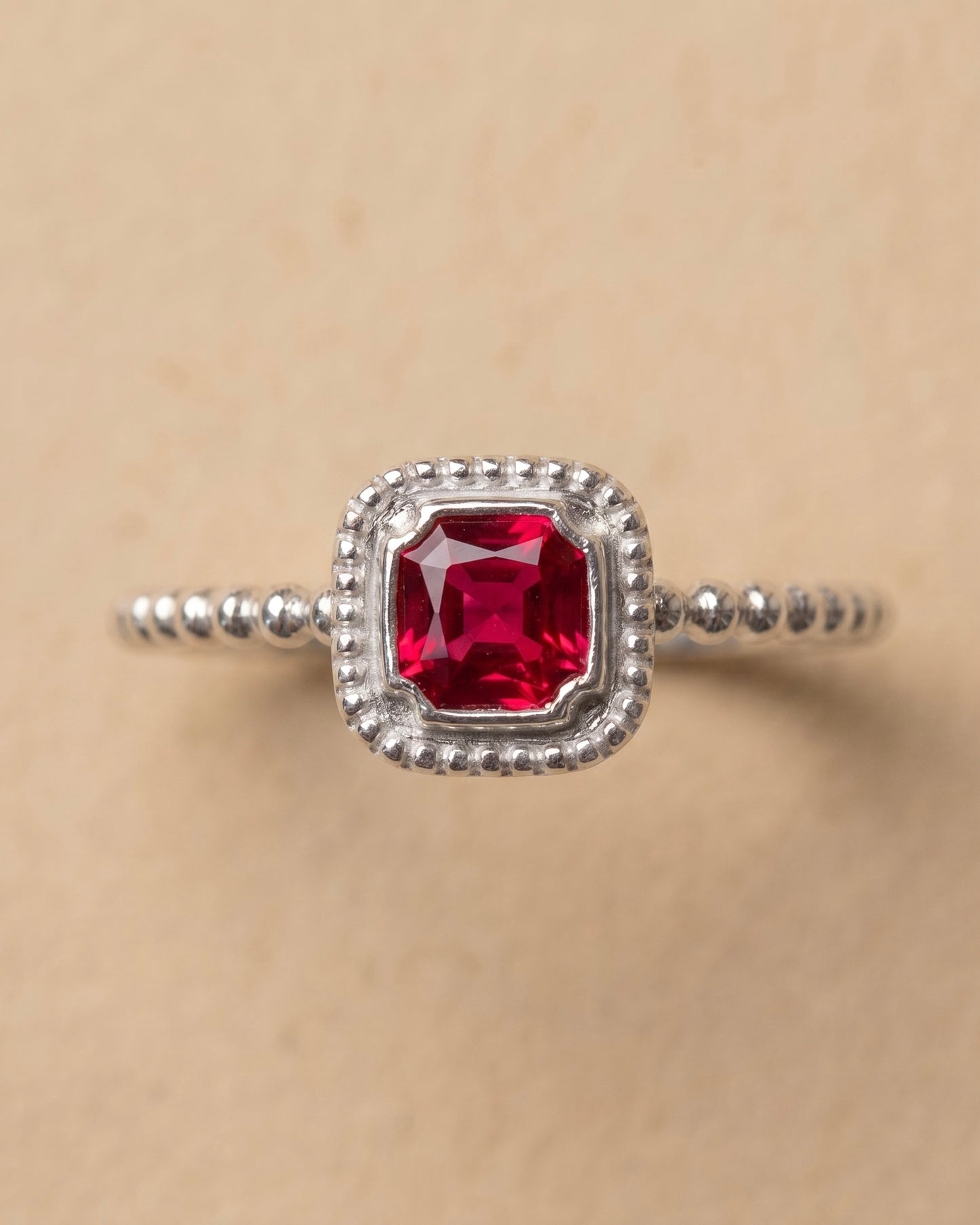 Ruby Squared Ring