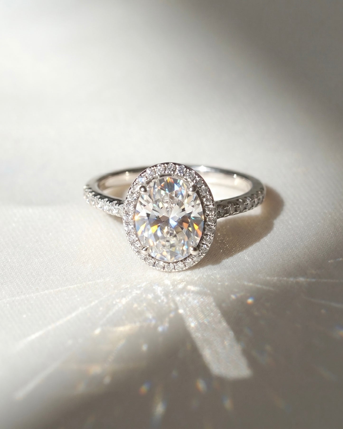 Moonlight Zircon Promise Ring