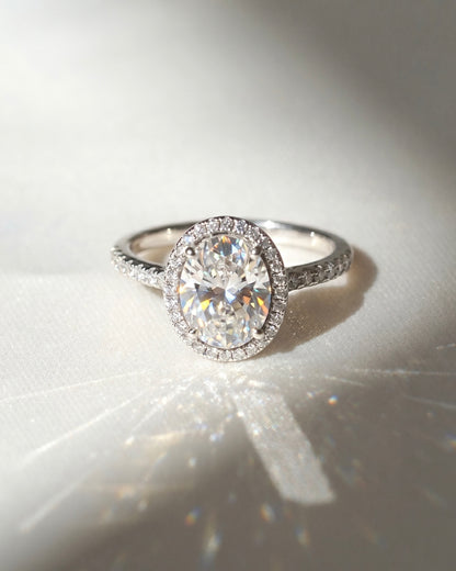 Moonlight Zircon Promise Ring