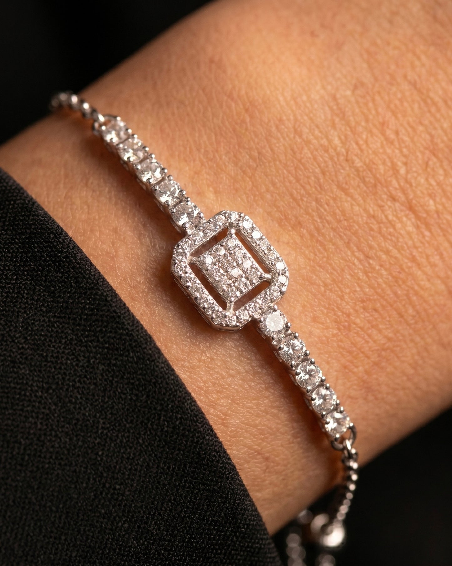 A Statement Squared Bracelet