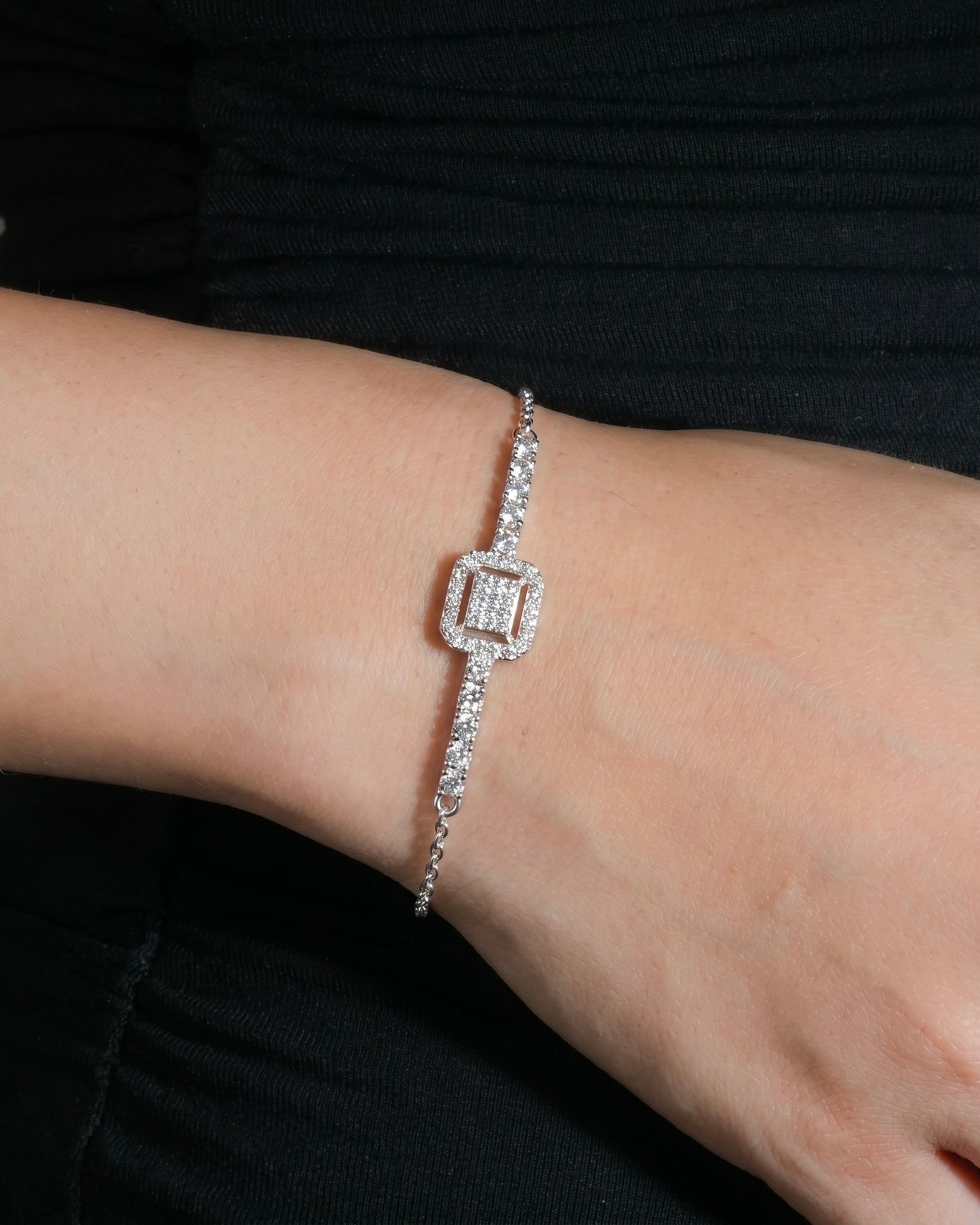 A Statement Squared Bracelet