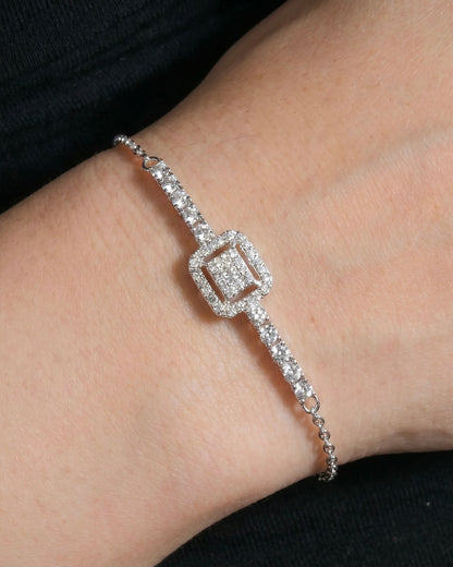 A Statement Squared Bracelet