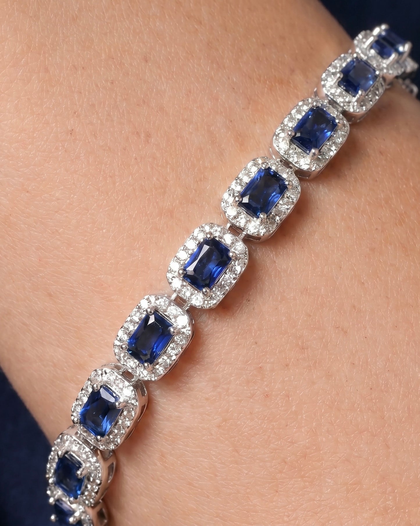 Royal Blue Sapphire Bracelet