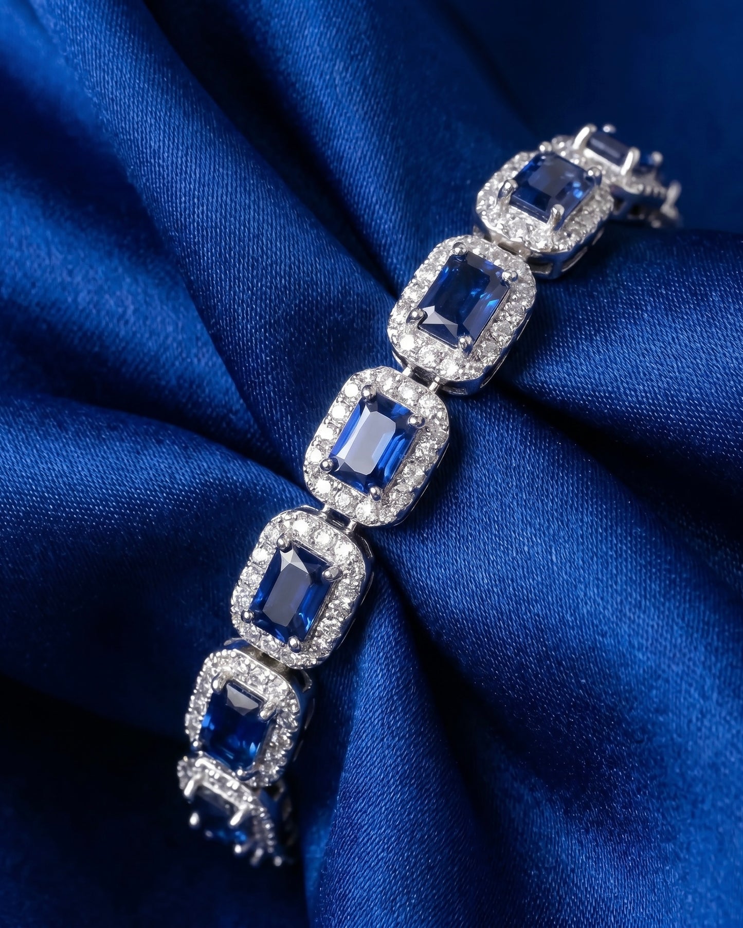 Royal Blue Sapphire Bracelet