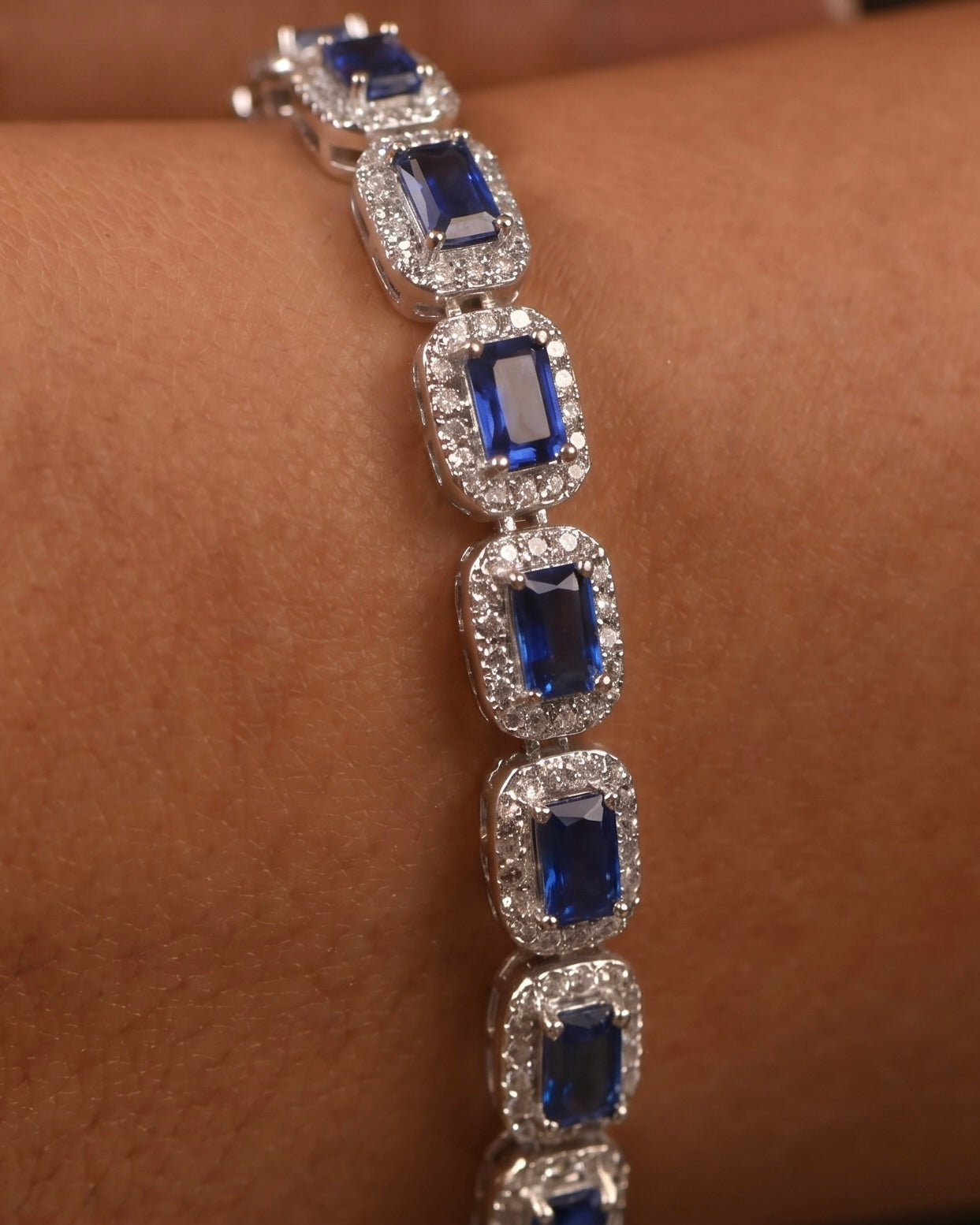 Royal Blue Sapphire Bracelet