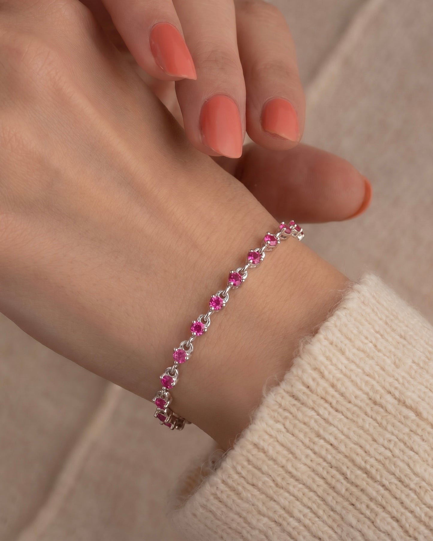 A Go To Ruby Bracelet