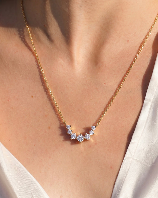 Starlight Flow Necklace Gold Plated
