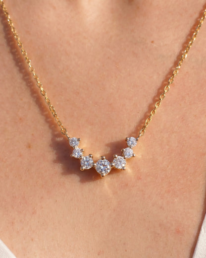 Starlight Flow Necklace Gold Plated