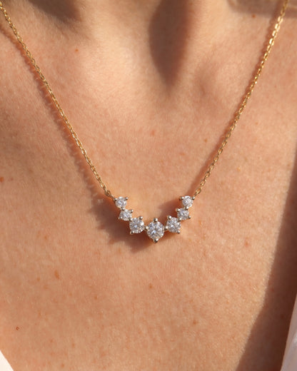 Starlight Flow Necklace Gold Plated