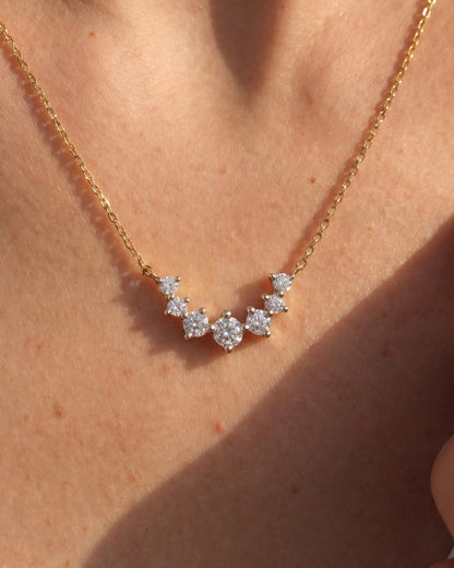 Starlight Flow Necklace Gold Plated