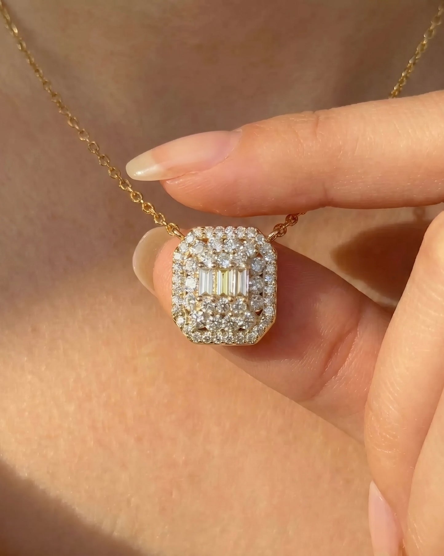 AURA NECKLACE Gold Plated