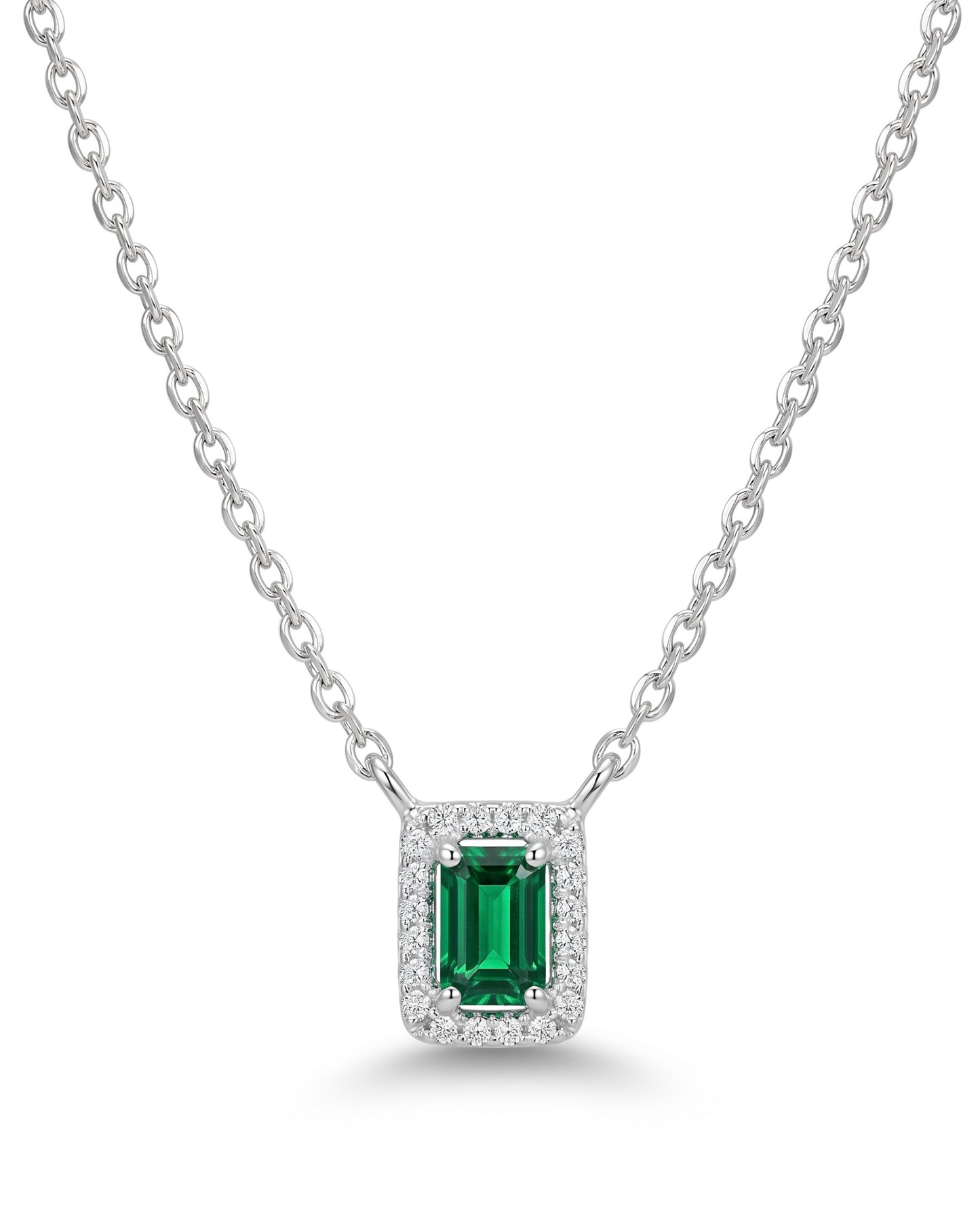 Green Glam Emerald Necklace