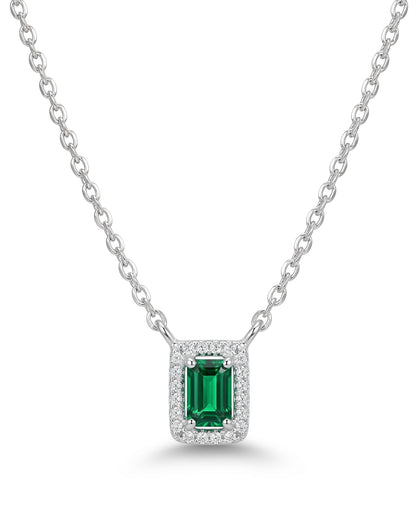 Green Glam Emerald Necklace