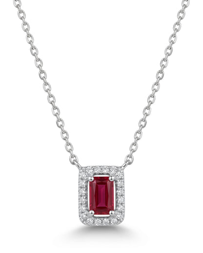 Red Glam Ruby Necklace