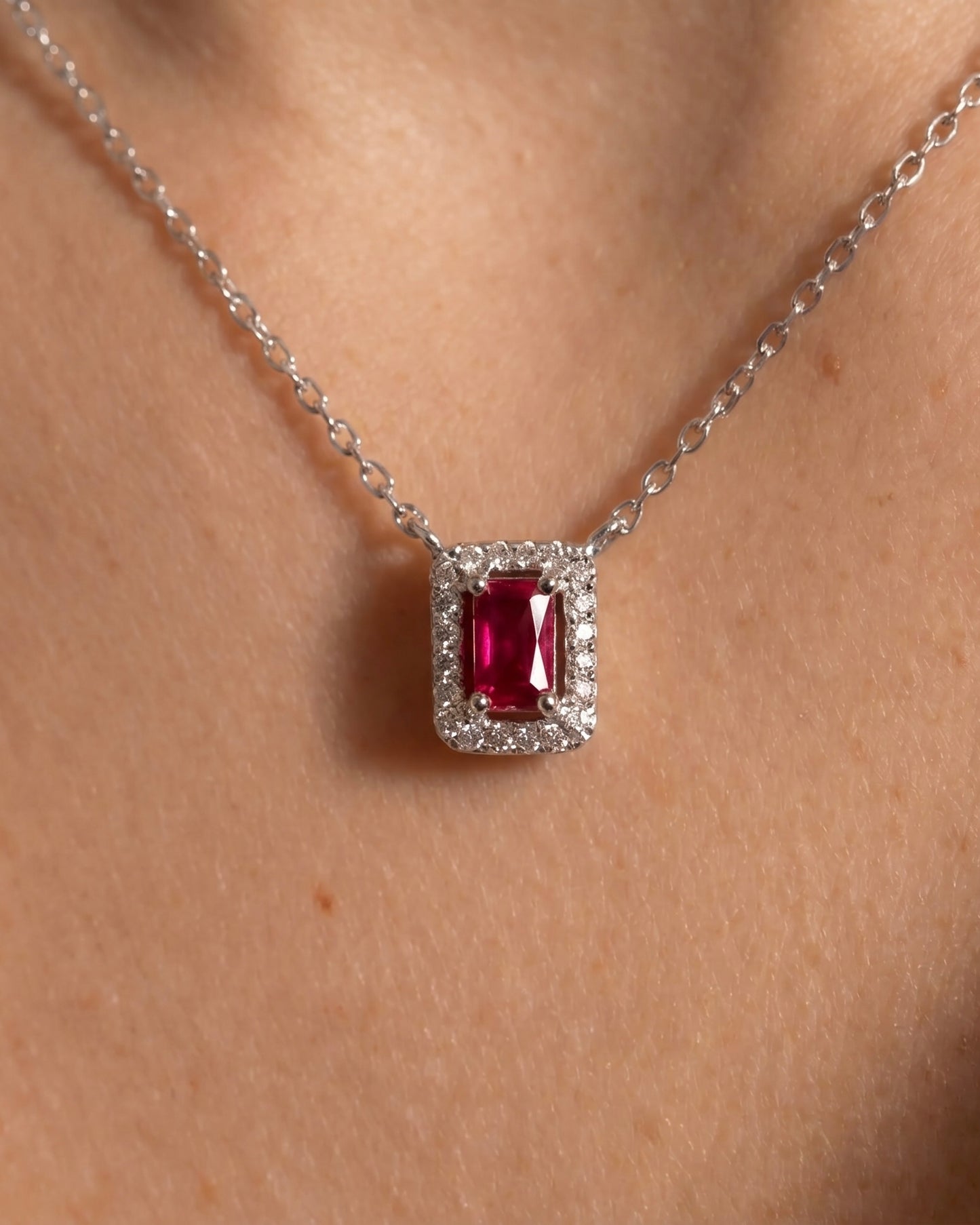 Red Glam Ruby Necklace