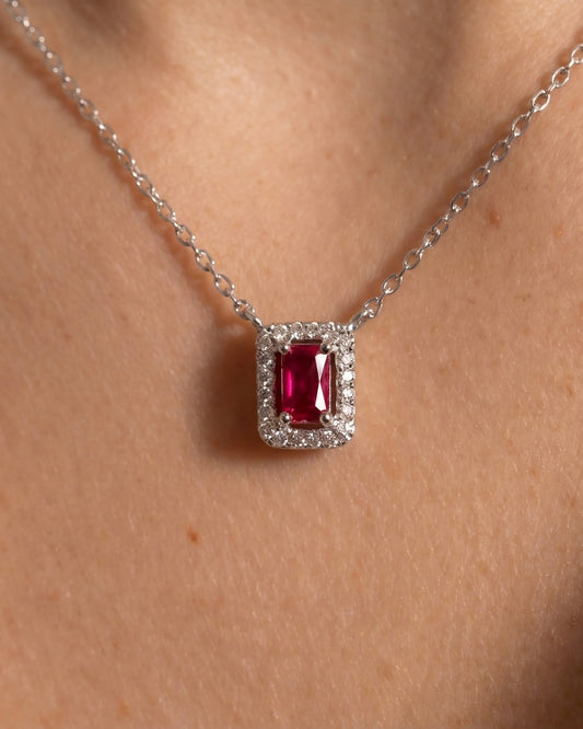 Red Glam Ruby Necklace