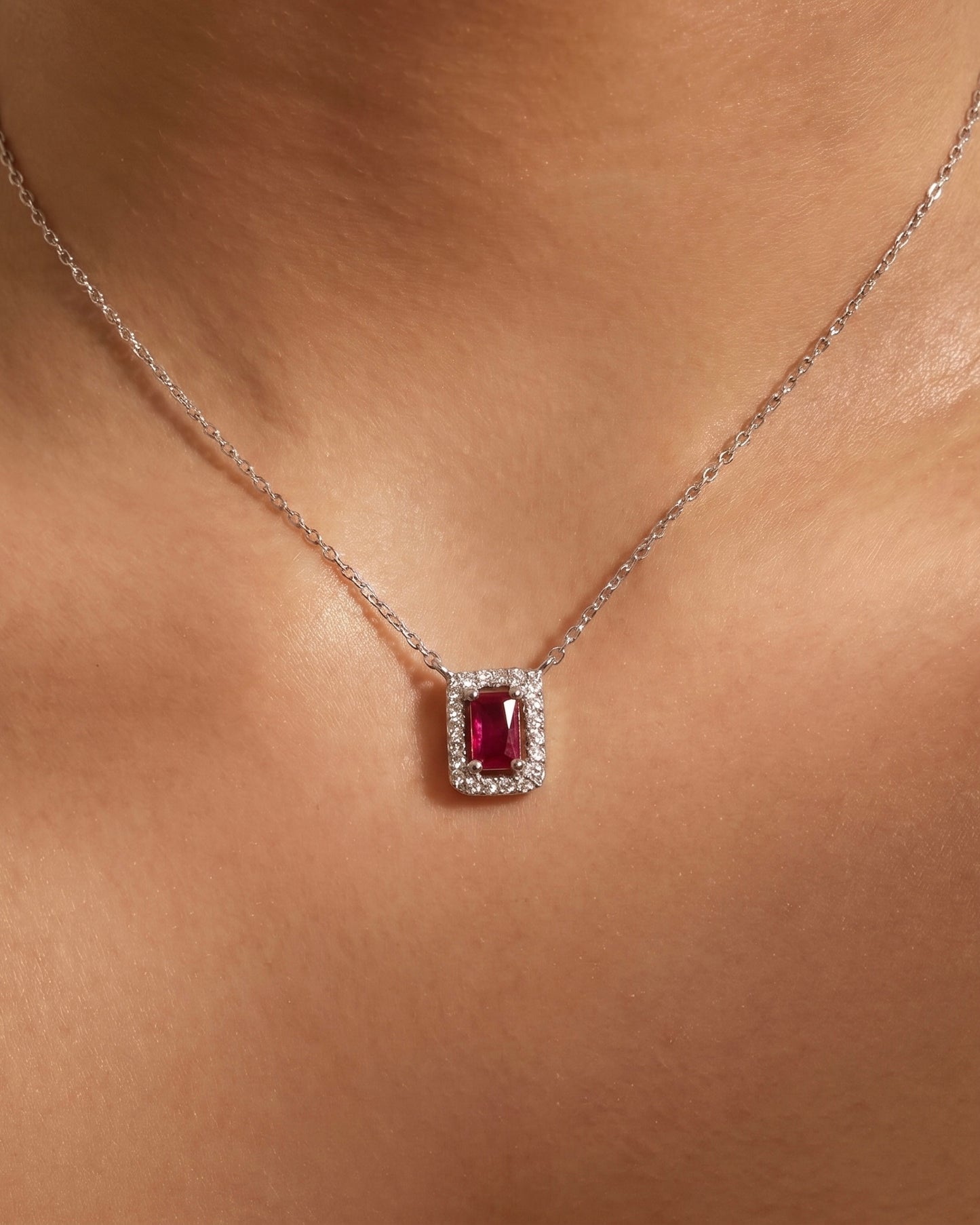 Red Glam Ruby Necklace