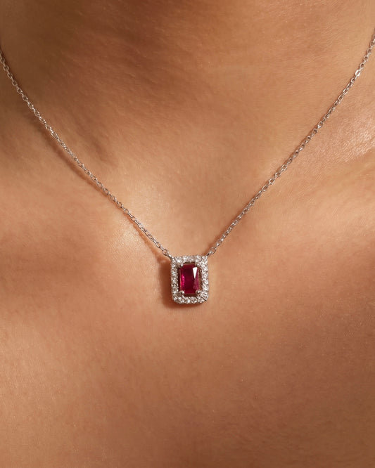 Red Glam Ruby Necklace