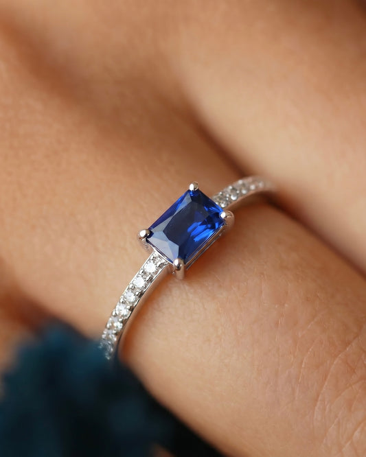 Royal Blue Sapphire Ring