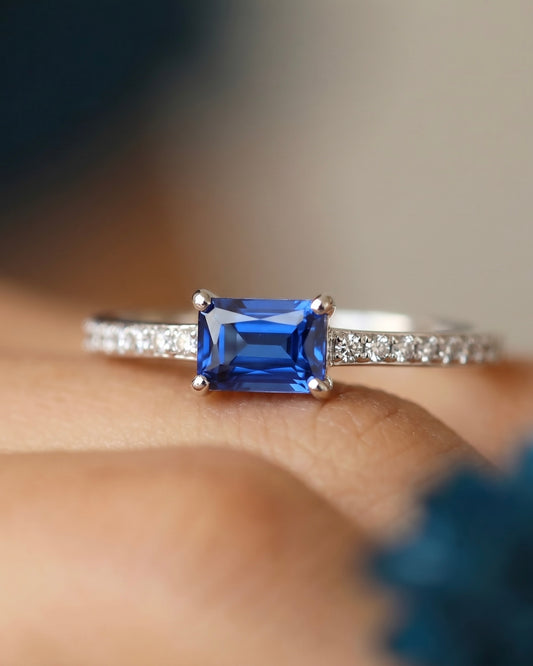 Royal Blue Sapphire Ring