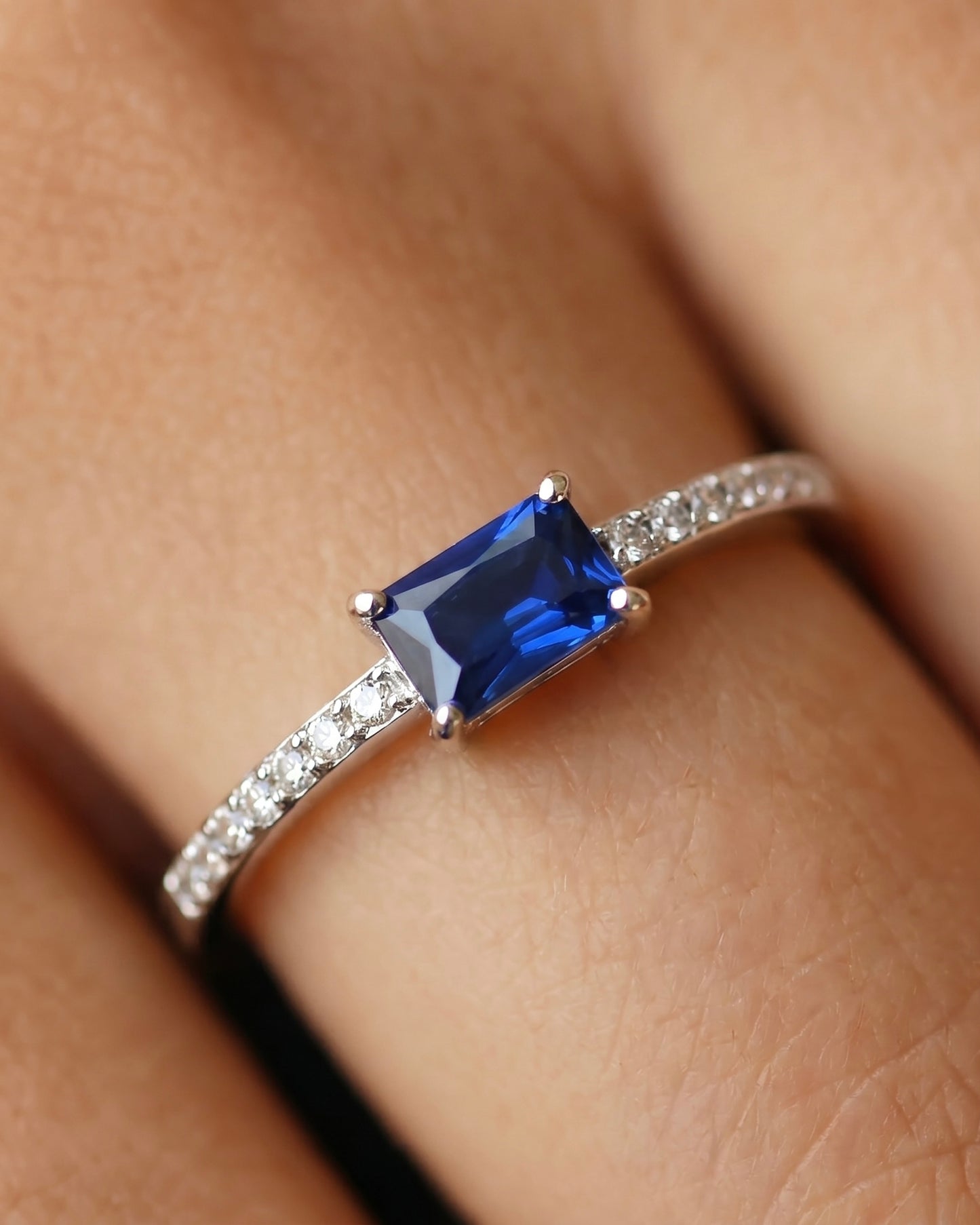Royal Blue Sapphire Ring