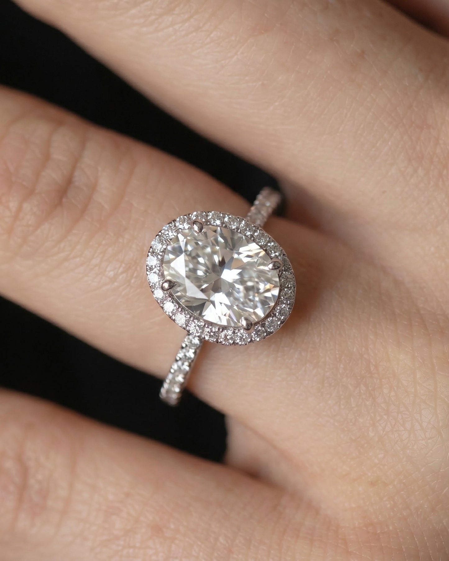 Moonlight Zircon Promise Ring