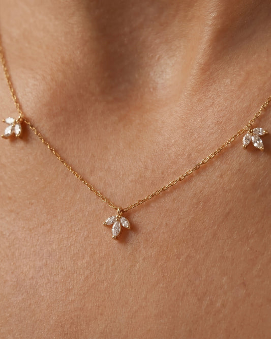 Butterflies Choker Gold Plated