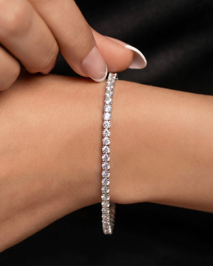 Silver Tennis Bracelet 3mm