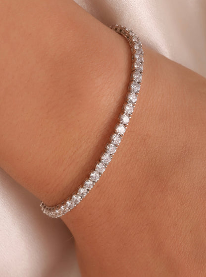 Silver Tennis Bracelet 3mm