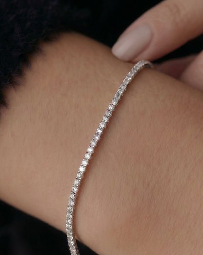 Silver Tennis Bracelet 1.5mm