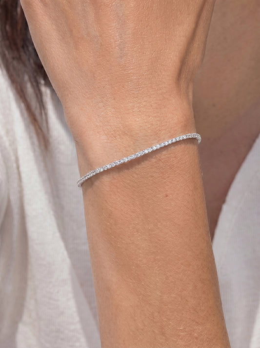 Silver Tennis Bracelet 1.5mm