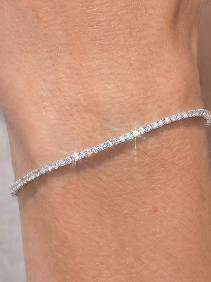 Silver Tennis Bracelet 1.5mm
