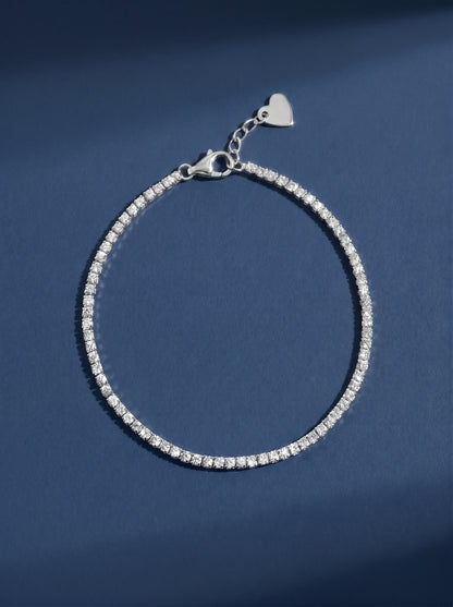 Silver Tennis Bracelet 1.5mm
