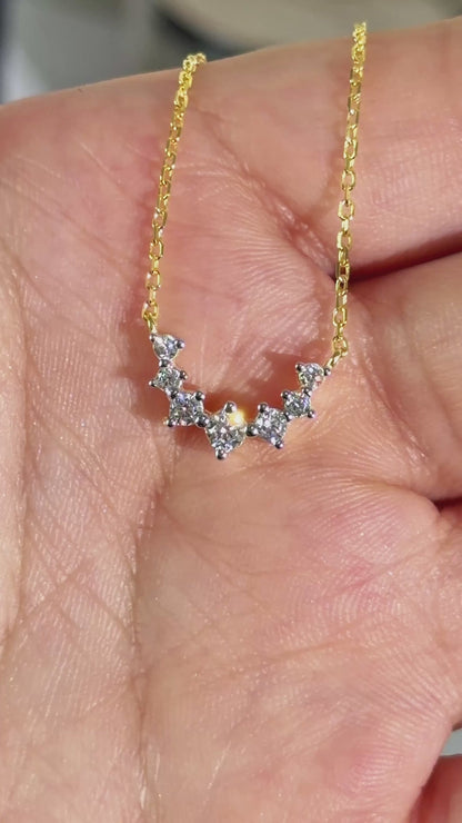Starlight Flow Necklace Gold Plated